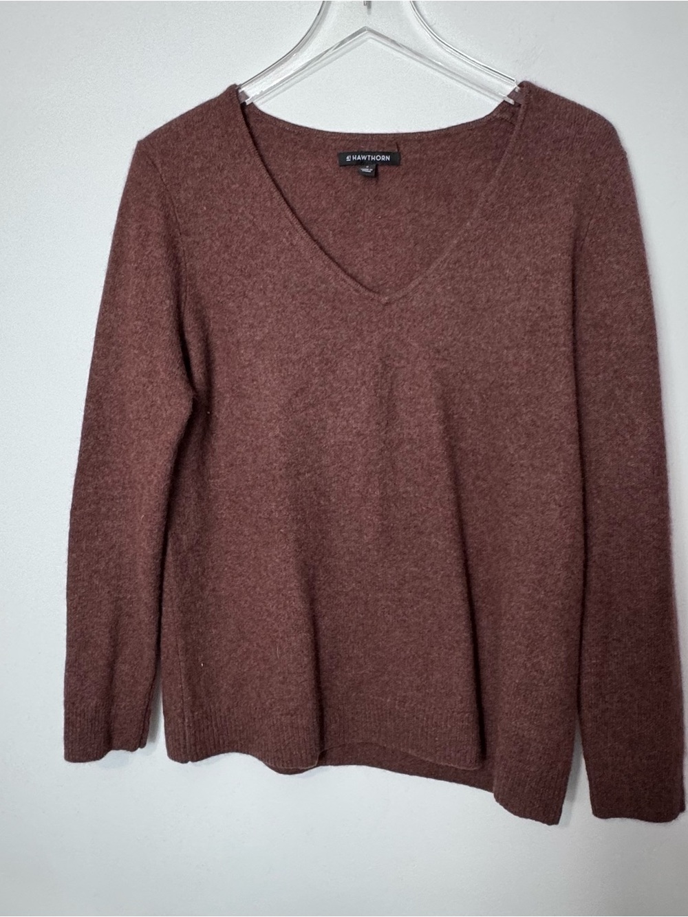 41 hawthorn brown cashmere sweater size Medium 2262